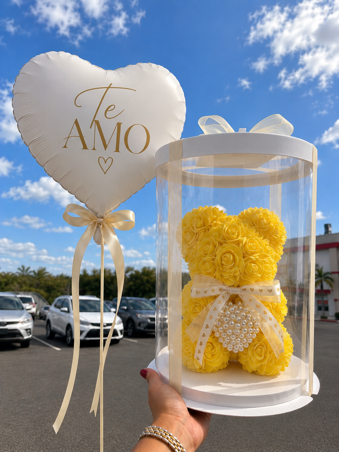 Yellow Limited Rose Bear