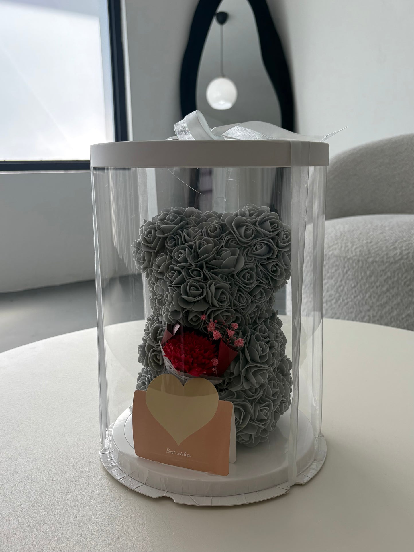 GREY ROSE BEAR