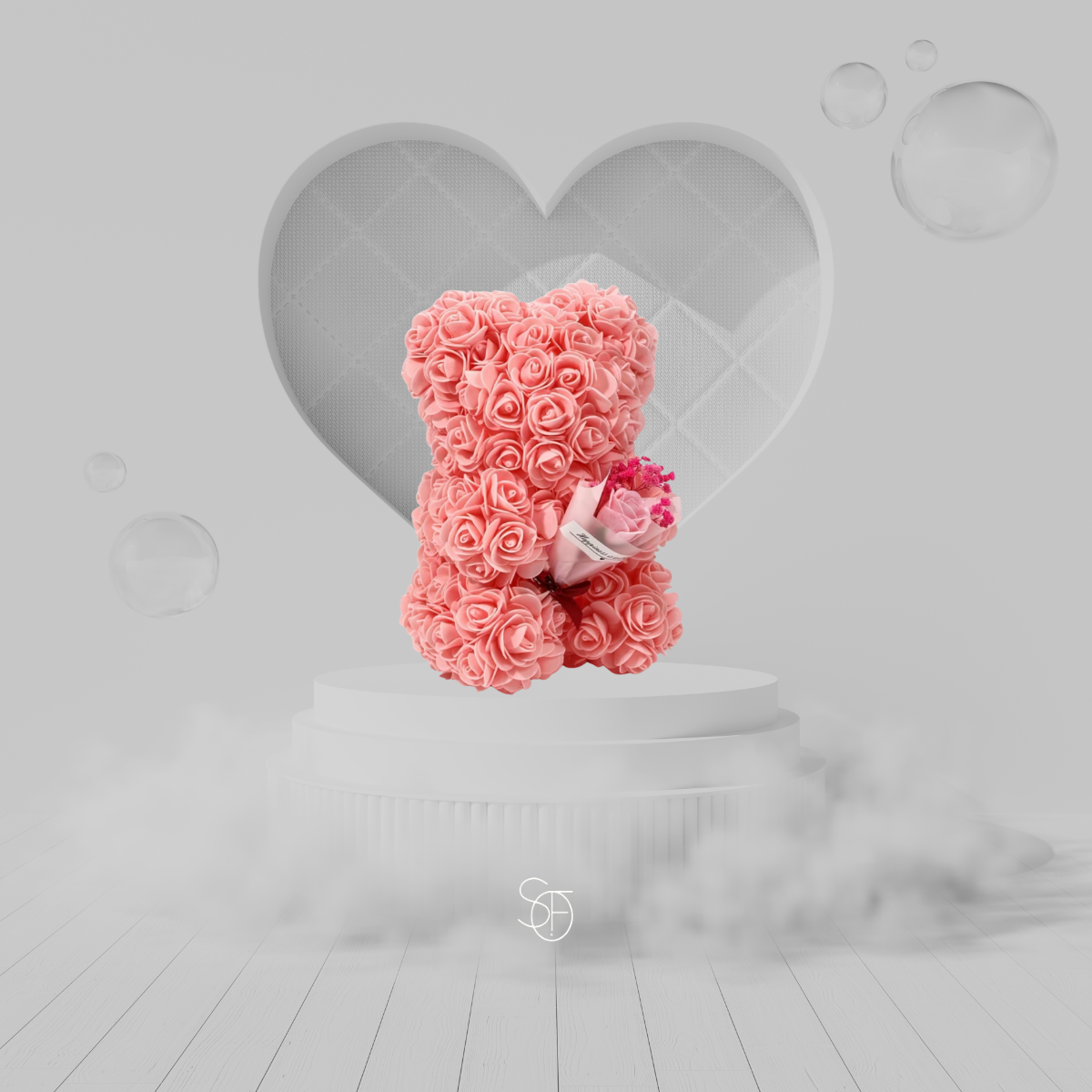 CORAL ROSE BEAR