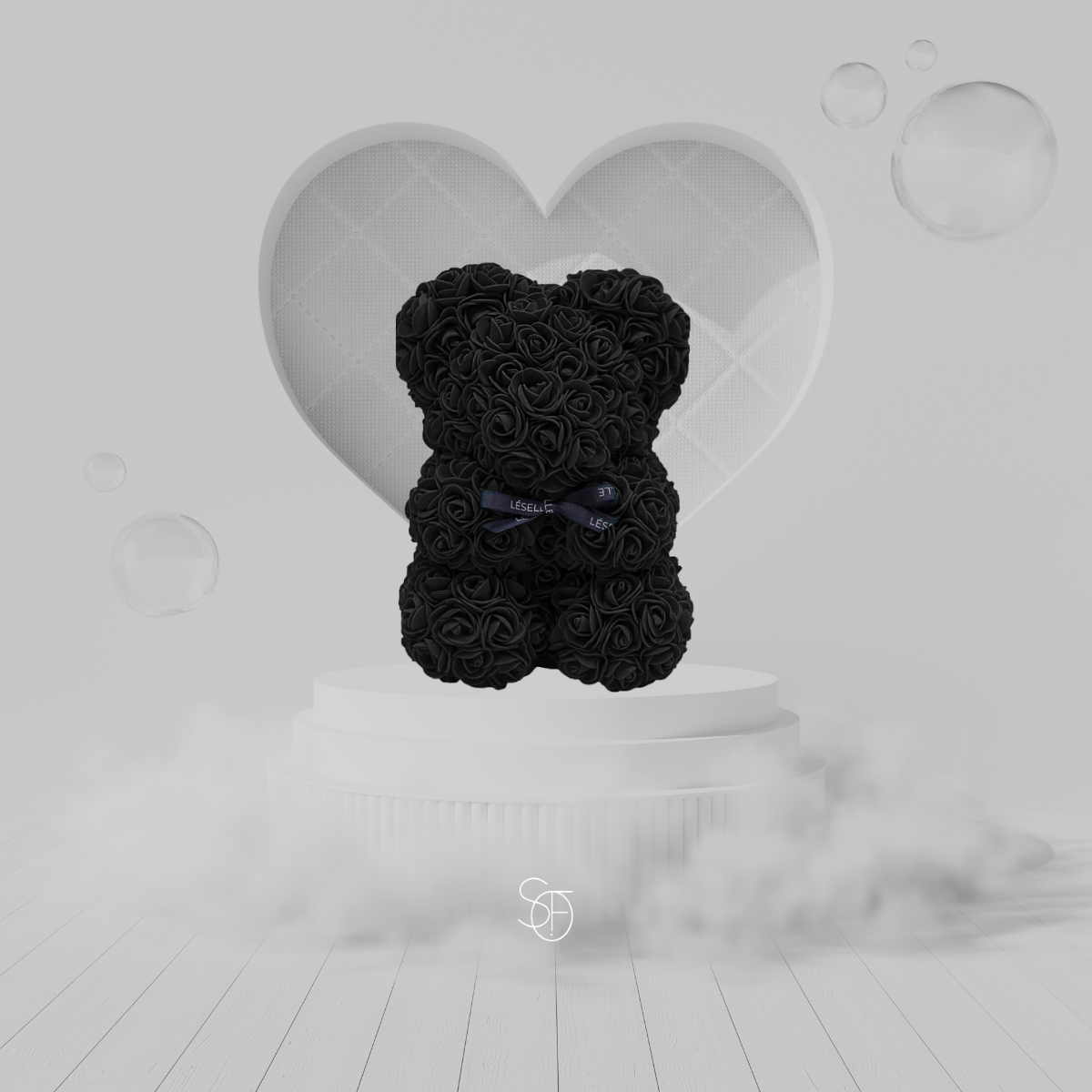 BLACK ROSE BEAR